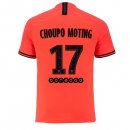 JORDAN Maillot Paris Saint Germain NO.17 Choupo Moting Exterieur 2019 2020 Orange