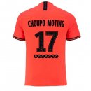 JORDAN Maillot Paris Saint Germain NO.17 Choupo Moting Exterieur 2019 2020 Orange