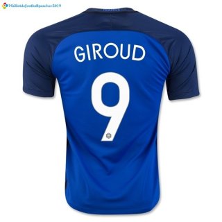 Maillot France Domicile Giroud 2016 Maillot France Domicile Giroud 2016