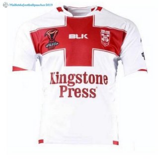 Maillot Rugby Angleterre RLWC Domicile 2017 2018 Blanc Maillot Rugby Angleterre RLWC Domicile 2017 2018 Blanc