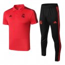 Polo Ensemble Complet Real Madrid 2018 2019 Rouge