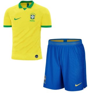 Maillot Brésil Domicile Enfant 2019 Jaune Maillot Brésil Domicile Enfant 2019 Jaune