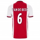 Maillot Ajax Domicile Van De Beek 2019 2020 Rouge