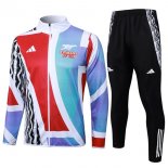 Survetement Arsenal 2025-2026 Bleu Rouge