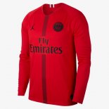 JORDAN Maillot Paris Saint Germain Manga Larga Gardien 2018 2019 Rouge