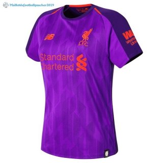 Maillot Liverpool Exterieur Femme 2018 2019 Purpura