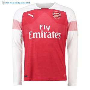 Maillot Arsenal Domicile ML 2018 2019 Rouge