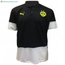 Polo Borussia Dortmund 2017 2018 Noir Blanc