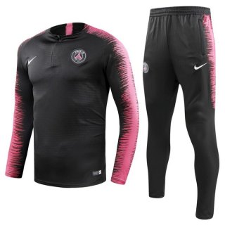 Survetement Paris Saint Germain 2018 2019 Noir Rose Marine