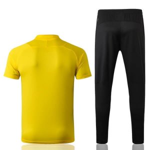 Polo Ensemble Complet Borussia Dortmund 2018 2019 Jaune Noir