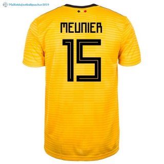 Maillot Belgica Exterieur Meunier 2018 Jaune