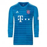 Maillot Bayern Munich Exterieur ML Gardien 2018 2019 Bleu