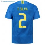 Maillot Brésil Exterieur T.Silva 2018 Bleu