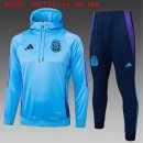 Enfant Sweat Shirt Capuche Argentine 2025-2026 Bleu