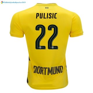 Maillot Borussia Dortmund Domicile Pulisic 2017 2018 Maillot Borussia Dortmund Domicile Pulisic 2017 2018