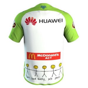 Maillot Canberra Raiders 2018 Blanc Vert