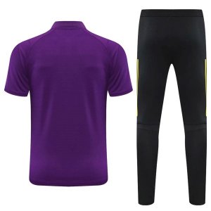 Polo Manchester United Ensemble Complet 2021 2022 Purpura Noir