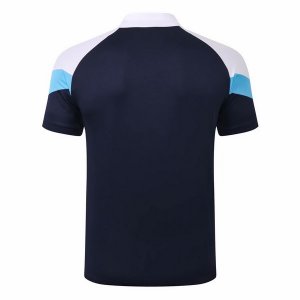 Polo Marseille 2020 2021 Blanc Bleu