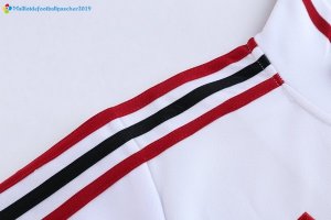 Survetement Milan 2017 2018 Blanc Noir