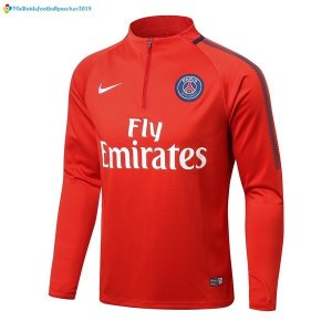 Survetement Paris Saint Germain Enfant 2017 2018 Rouge Bleu