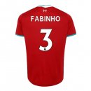 Maillot Liverpool NO.3 Fabinho Domicile 2020 2021 Rouge