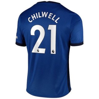 Maillot Chelsea NO.21 Chilwell Domicile 2020 2021 Bleu Maillot Chelsea NO.21 Chilwell Domicile 2020 2021 Bleu