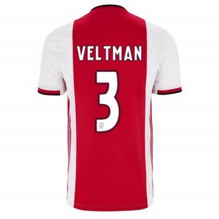 Maillot Ajax Domicile Veltman 2019 2020 Rouge