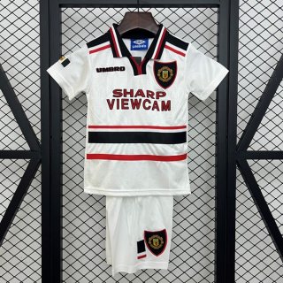 Maillot Manchester United Exterieur Enfant Retro 1997-1998 Maillot Manchester United Exterieur Enfant Retro 1997-1998