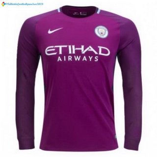 Maillot Manchester City Exterieur ML 2017 2018