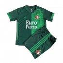 Maillot Feyenoord Rotterdam Exterieur Enfant 2021 2022 Vert