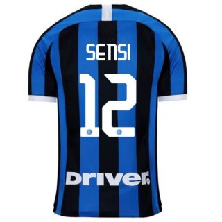 Maillot Inter Milan NO.12 Sensi Domicile 2019 2020 Bleu Maillot Inter Milan NO.12 Sensi Domicile 2019 2020 Bleu