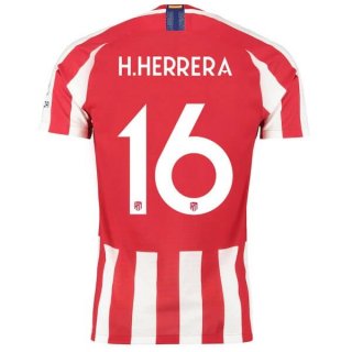 Thailande Maillot Atlético De Madrid NO.16 H. Herrera 2019 2020 Rouge Thailande Maillot Atlético De Madrid NO.16 H. Herrera 2019 2020 Rouge