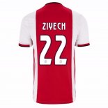 Maillot Ajax Domicile Ziyech 2019 2020 Rouge