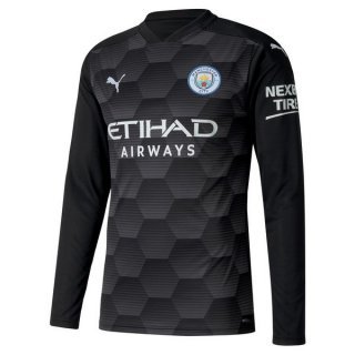 Thailande Maillot Manchester City Domicile ML Gardien 2020 2021 Noir Thailande Maillot Manchester City Domicile ML Gardien 2020 2021 Noir
