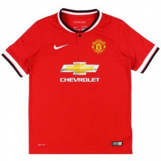 Maillot Manchester United Domicile Retro 2014 2015 Rouge