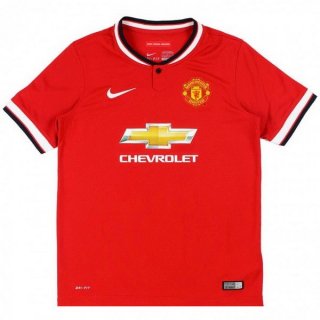 Maillot Manchester United Domicile Retro 2014 2015 Rouge