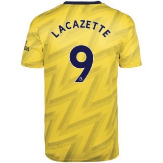 Maillot Arsenal NO.9 Lacazette Exterieur 2019 2020 Jaune Maillot Arsenal NO.9 Lacazette Exterieur 2019 2020 Jaune
