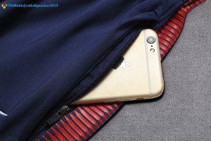Survetement Paris Saint Germain 2017 2018 Bleu