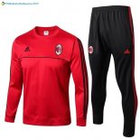 Survetement AC Milan 2017 2018 Rouge Noir Blanc