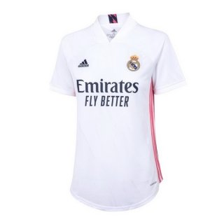 Maillot Real Madrid Domicile Femme 2020 2021 Blanc