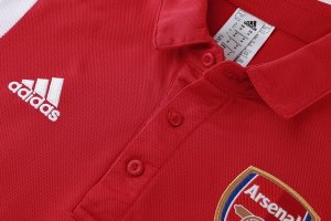 Polo Ensemble Complet Arsenal 2019 2020 Rouge