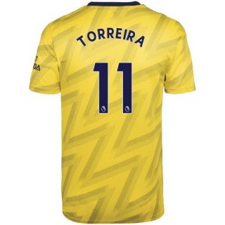 Maillot Arsenal NO.11 Torreira Exterieur 2019 2020 Jaune Maillot Arsenal NO.11 Torreira Exterieur 2019 2020 Jaune
