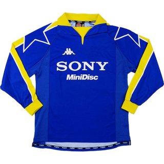 Maillot Juventus Third ML Retro 1997 1998 Bleu Maillot Juventus Third ML Retro 1997 1998 Bleu