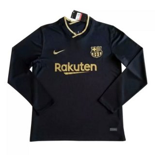 Thailande Maillot Barcelona Exterieur ML 2020 2021 Noir Thailande Maillot Barcelona Exterieur ML 2020 2021 Noir