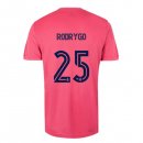 Maillot Real Madrid Exterieur NO.25 Rodrygo 2020 2021 Rose