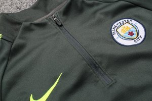 Survetement Manchester City 2018 2019 Vert Noir