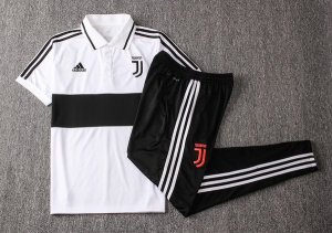 Polo Juventus Ensemble Complet 2019 2020 Blanc Noir Rose