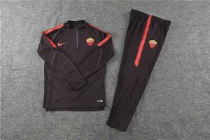 Survetement AS Roma 2018 2019 Orange Noir