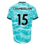 Maillot Liverpool NO.15 Chamberlain Exterieur 2020 2021 Bleu