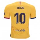 Maillot Barcelona NO.10 Messi Exterieur 2019 2020 Jaune